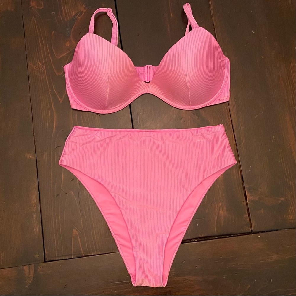 Victoria's Secret Pink Bikini Set Modern Minimalist